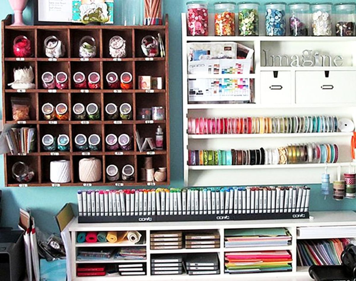 15 Creative Crafty Spaces We’re Jealous of