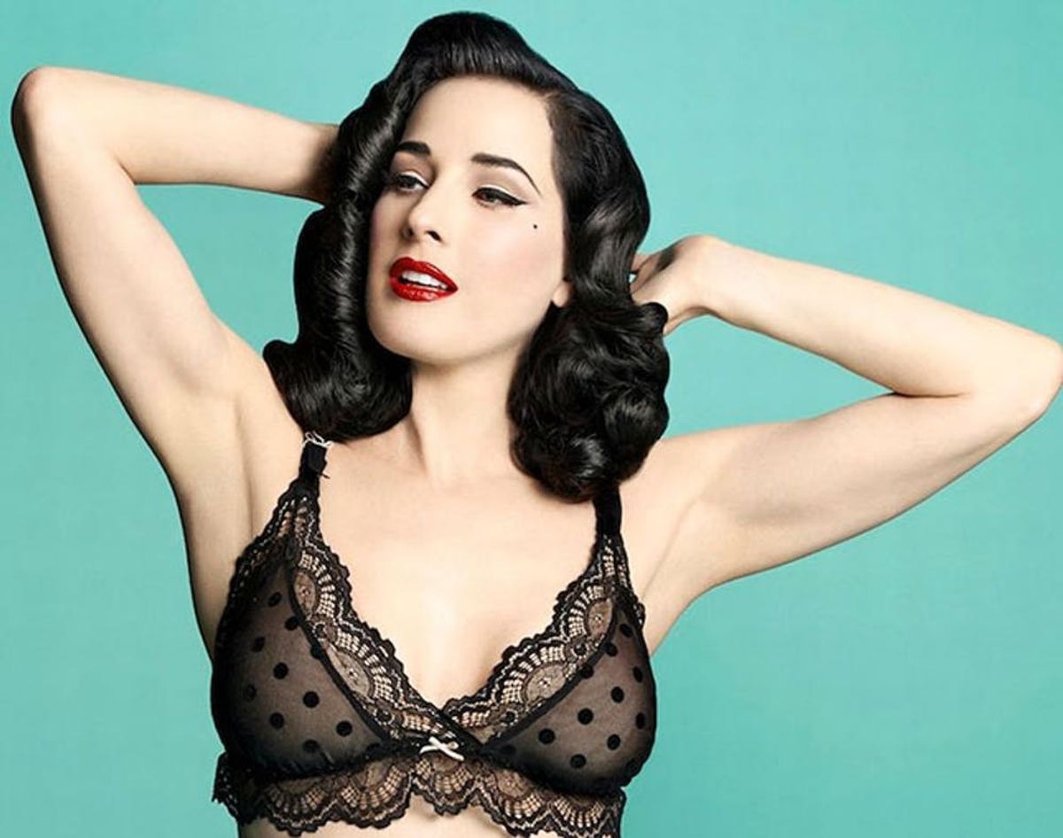 Dita Von Teese Made the Sexiest Maternity Bras Ever