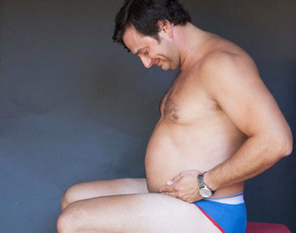 This Guy Is Making Male Maternity Pics a Thing