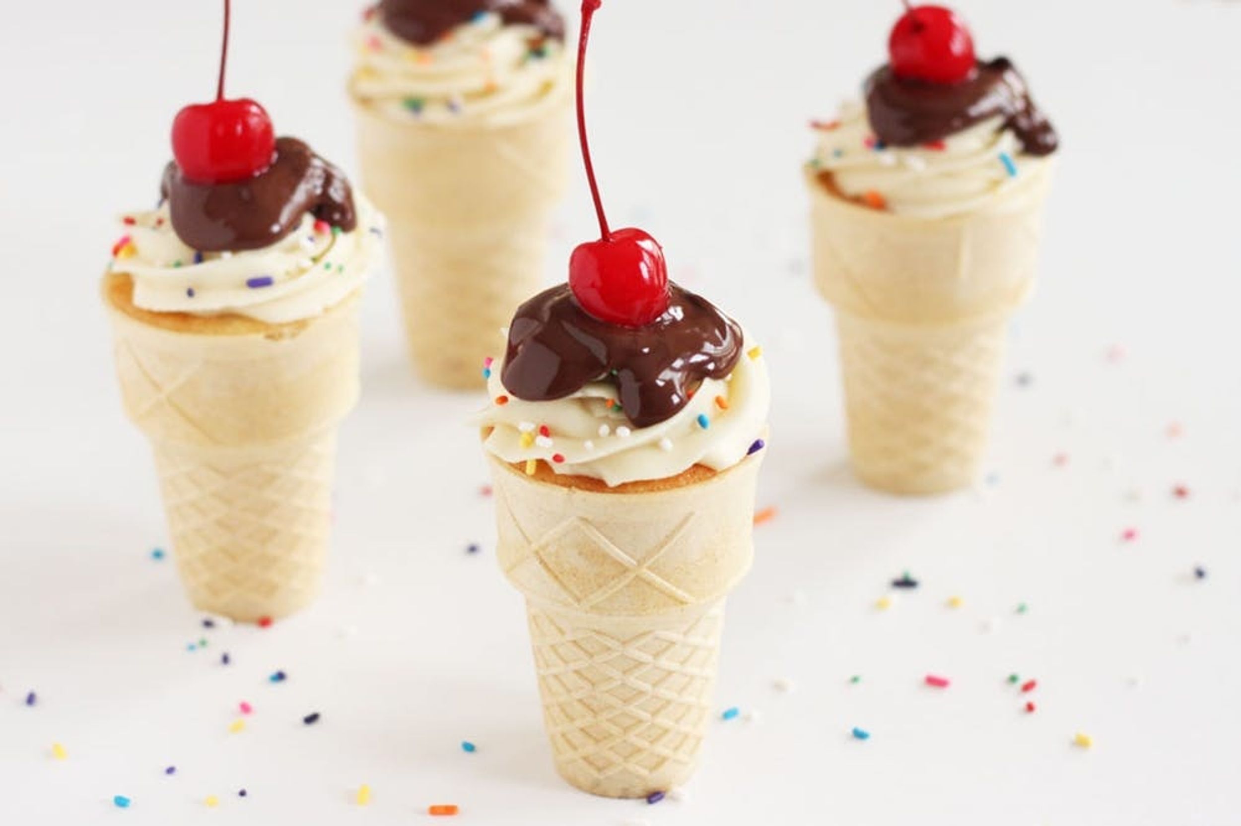 2 Treats in 1! Make These Ice Cream Cone Cupcakes