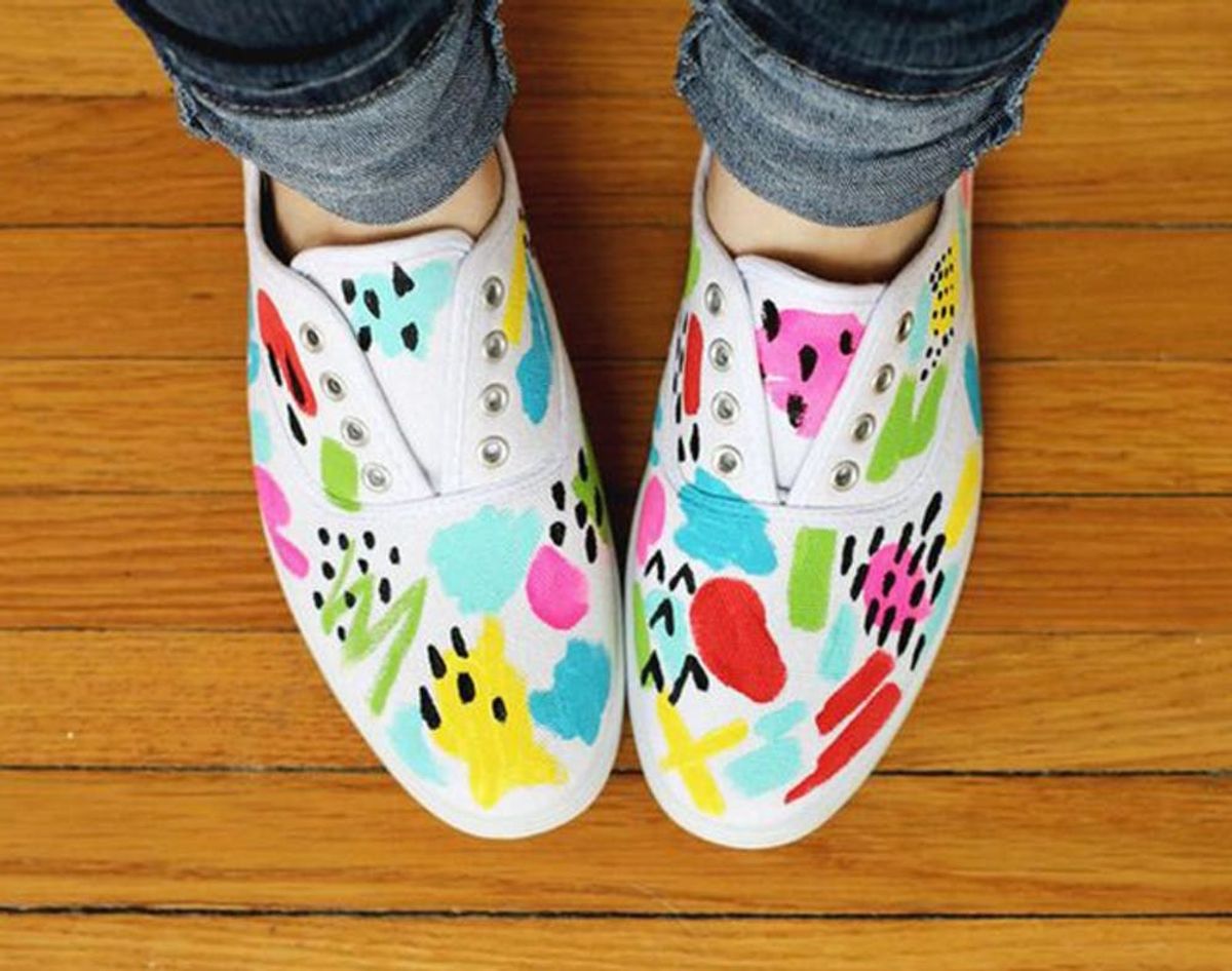 24 Playful Pairs of DIY Sneakers to Make ASAP