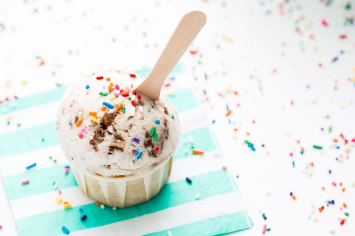 We Scream for This Cake Batter + Frosting-Swirled Ice Cream Cupcake Kit!