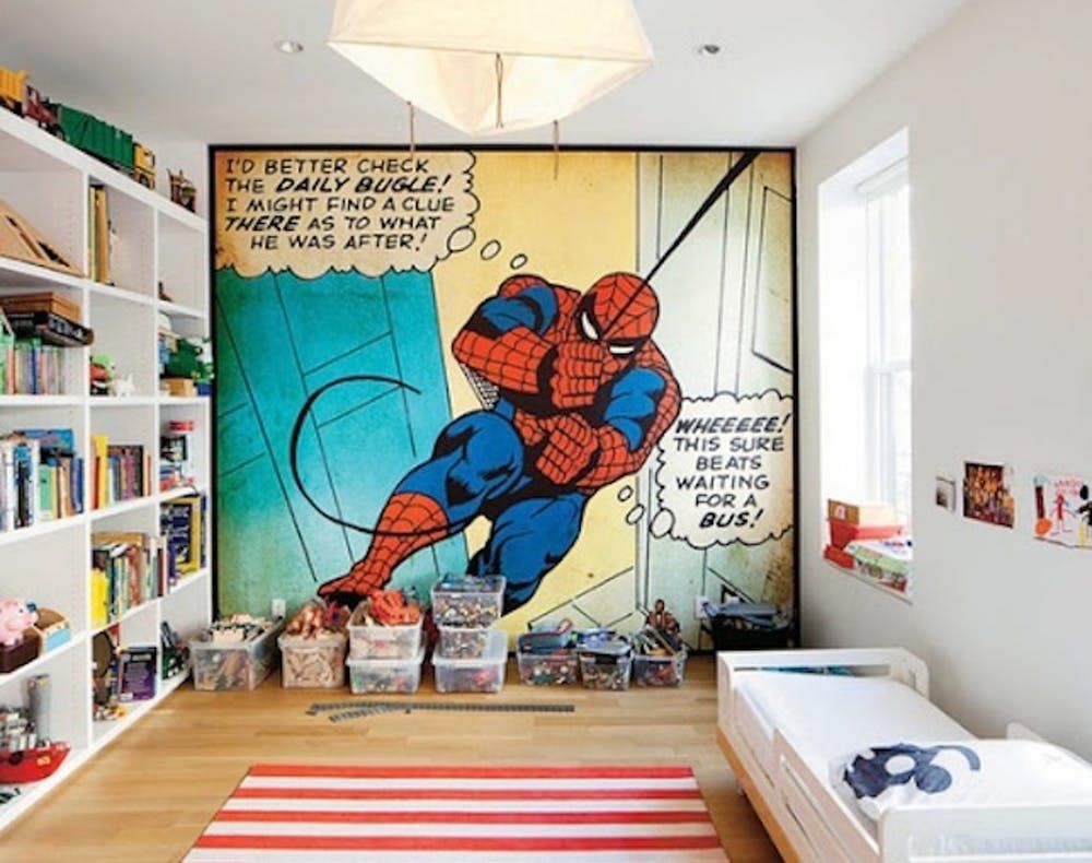 Comic Book Baby Room