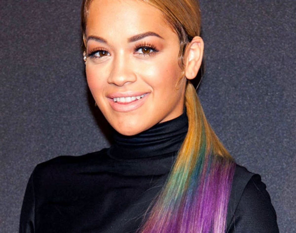Rita Ora’s Dip Dye Hair + 9 More Rad Rainbow Hairstyles