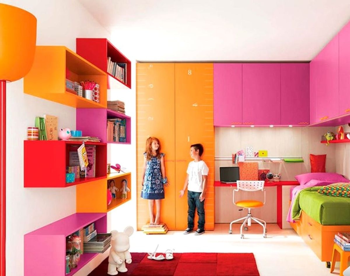 20 Crayola-Colorful Rooms for Kids