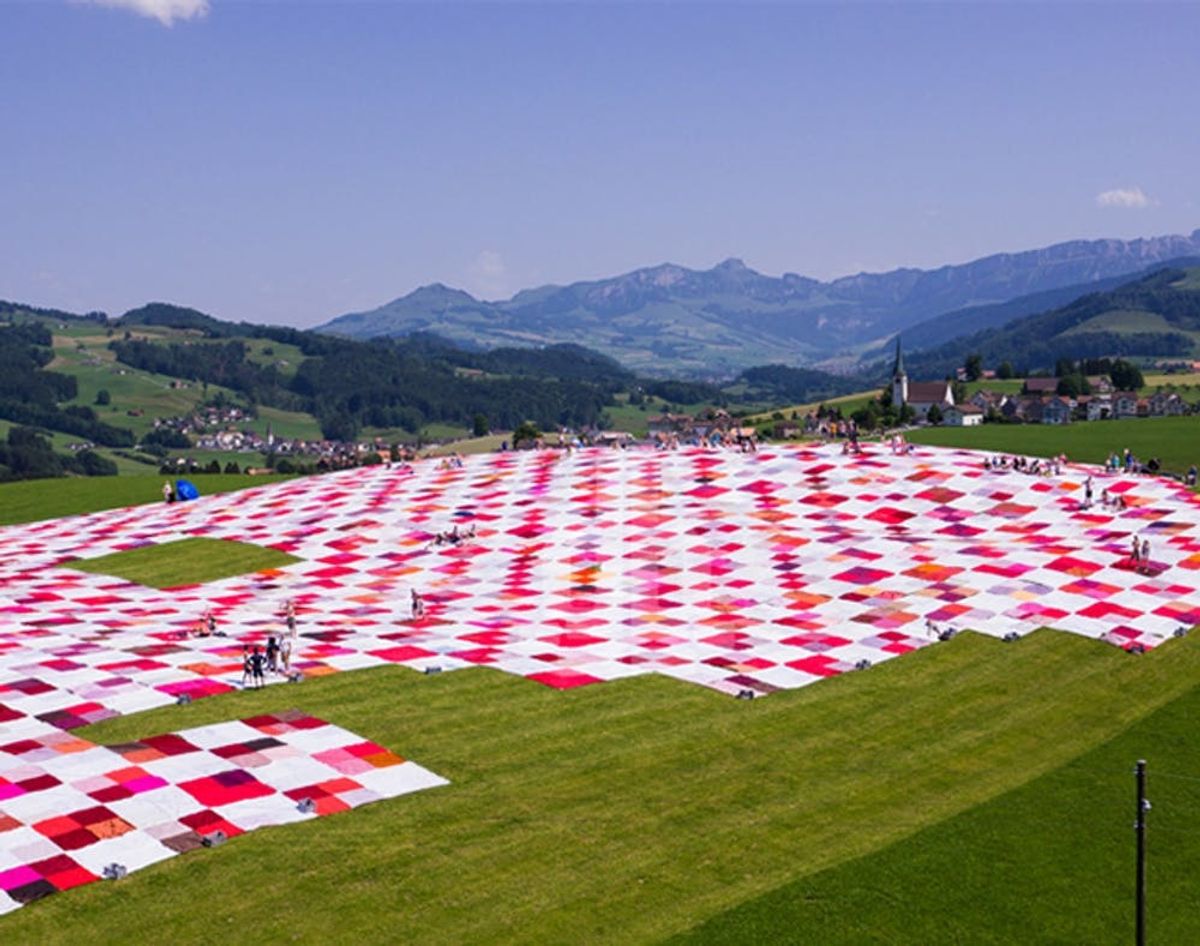The Hills Are Alive… With the World’s Largest Picnic Blanket?!