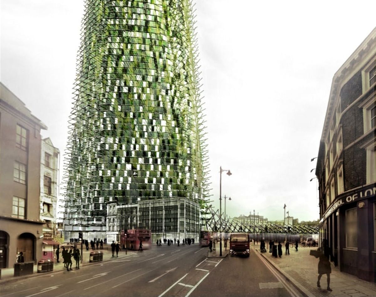 Made Us Look: This Skyscraper Made of Trash Will Grow as You Recycle