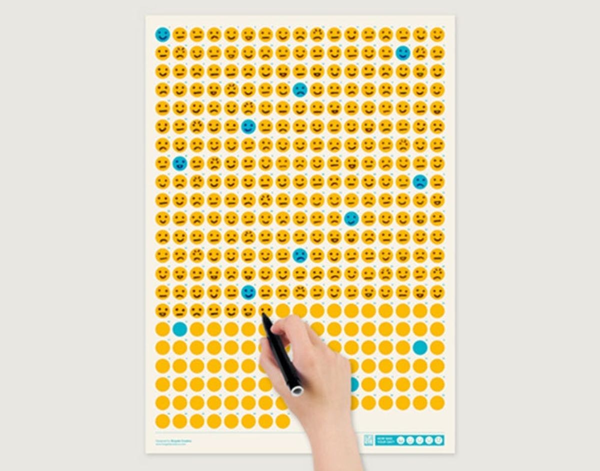 Track Your Mood Every Day for a Year With This Emoji Calendar