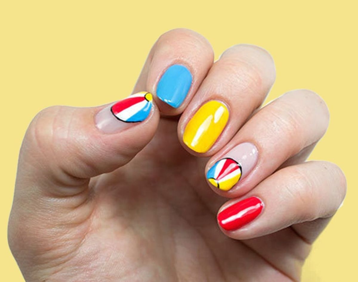 14 Brilliant Beach-Inspired Manis to Try This Summer