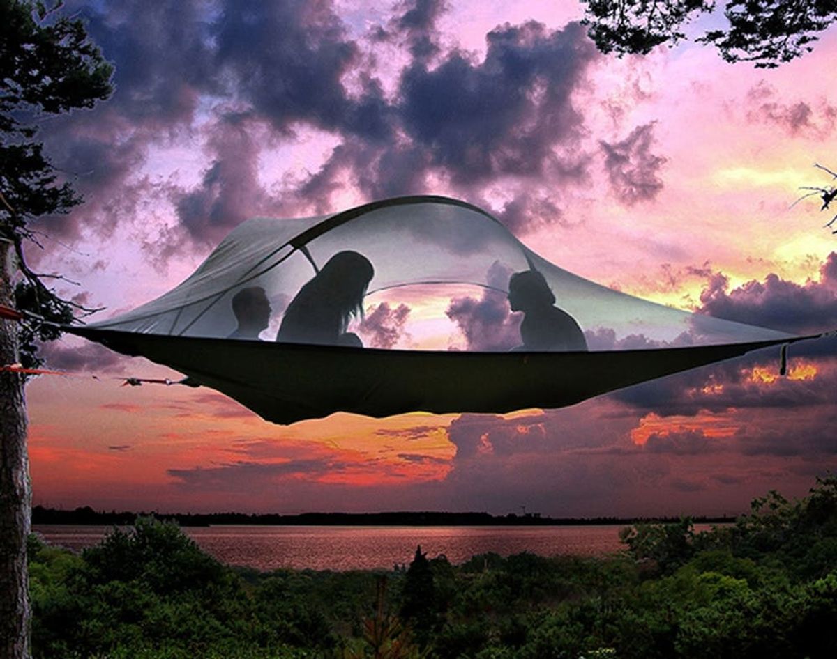 This Portable Treehouse is the Ultimate Camping Experience