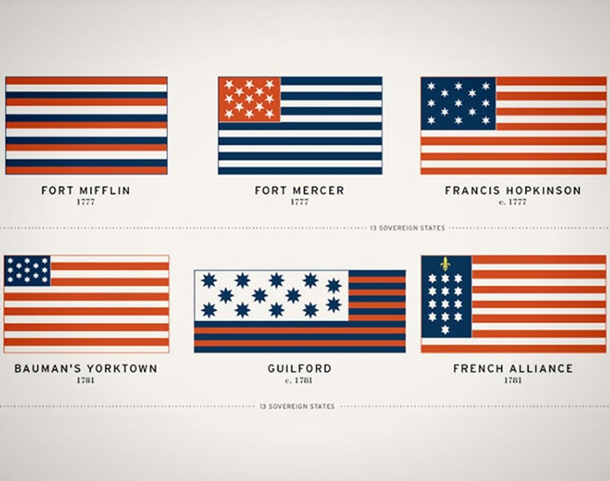 OMG Can You See: The History of the U.S. Flag In One Glorious Infographic