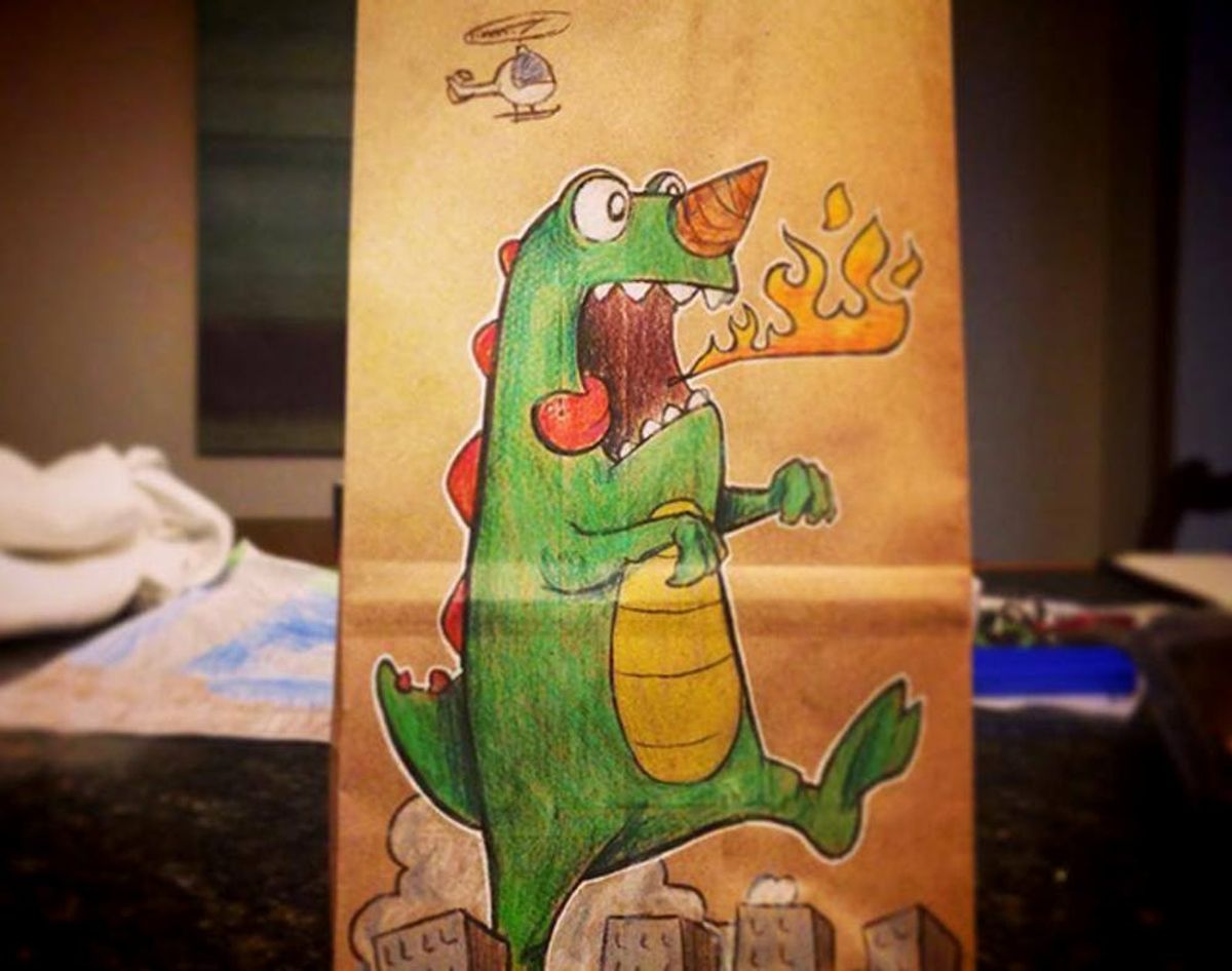 This Dad Drew on His Son’s Lunches Every Day for 2 Years