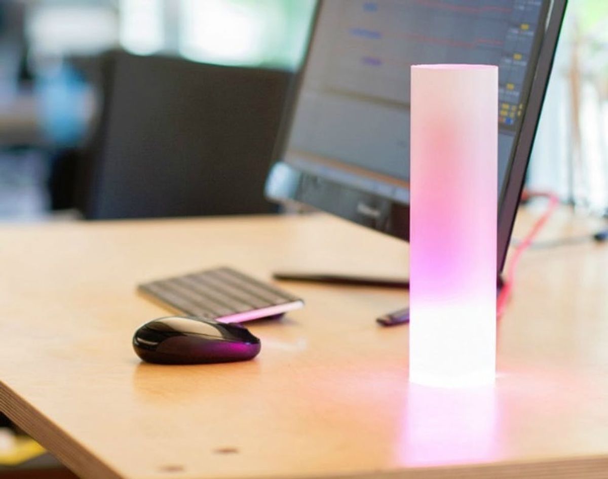 This Smart Lamp Tells People Where You Are