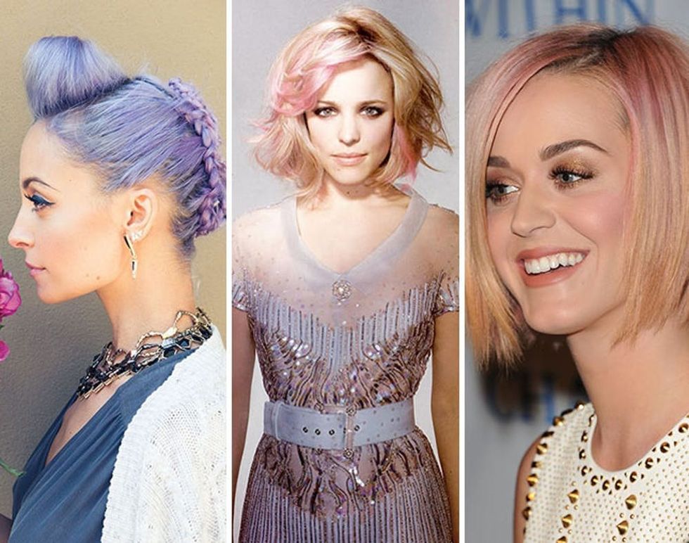 15 Pretty Pastel Hairstyles to Try This Summer