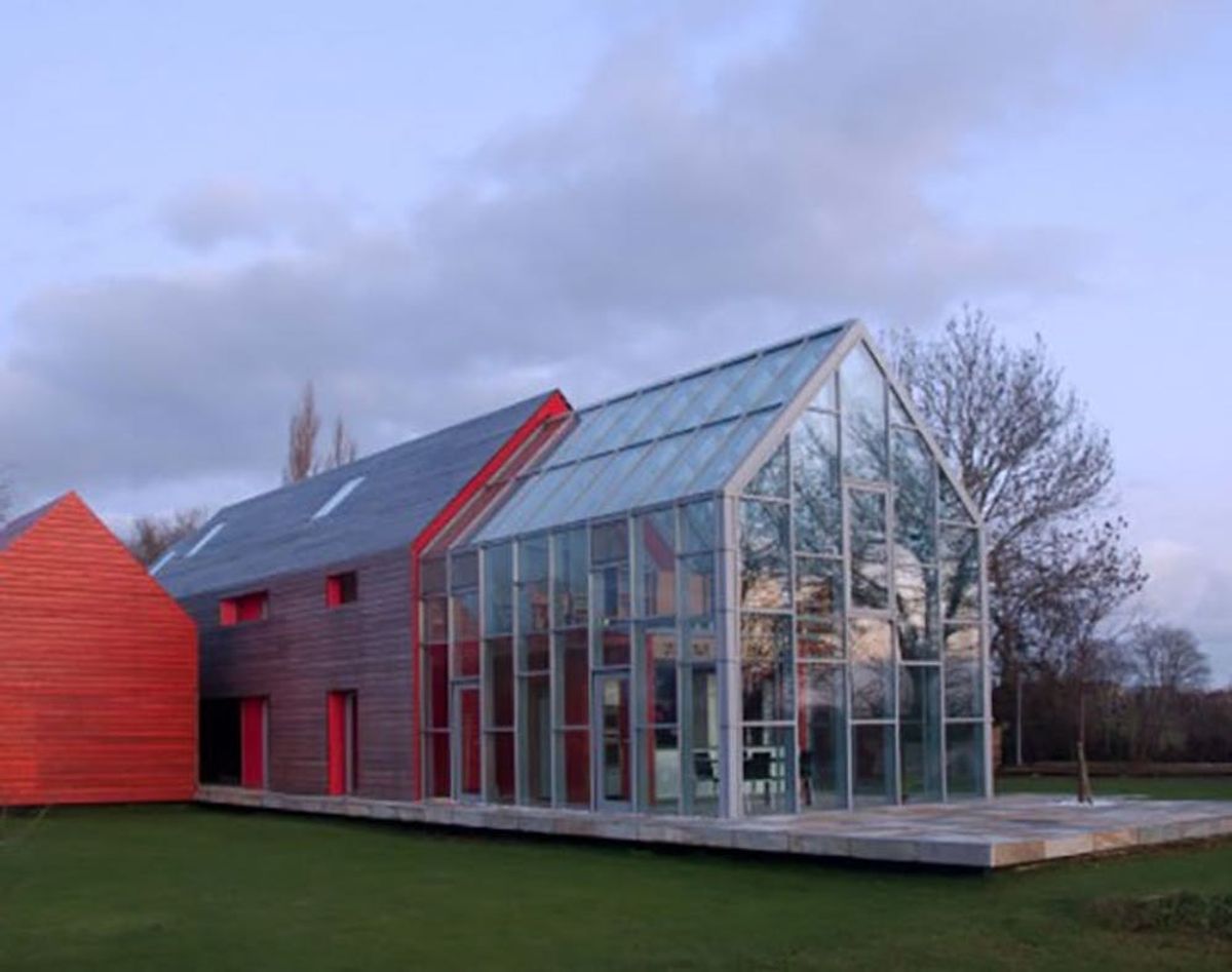 Made Us Look: This Glass House Has a Sliding Roof