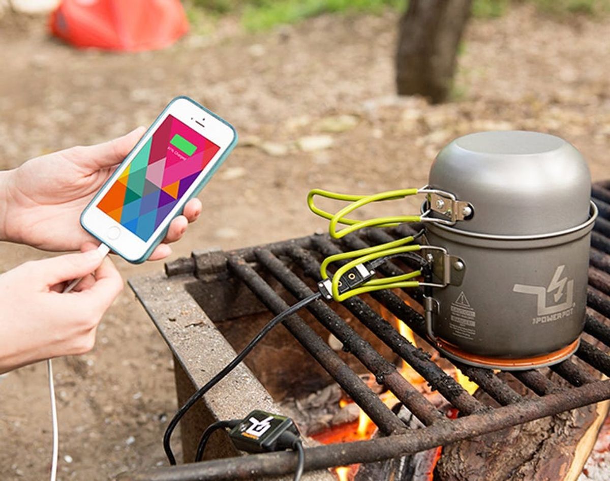 Now You Can Use a Campfire to Charge Your Phone
