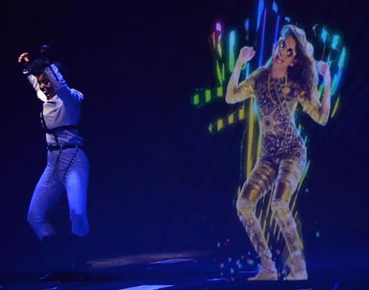 Did M.I.A. Just Perform the Most High-Tech Concert Ever?