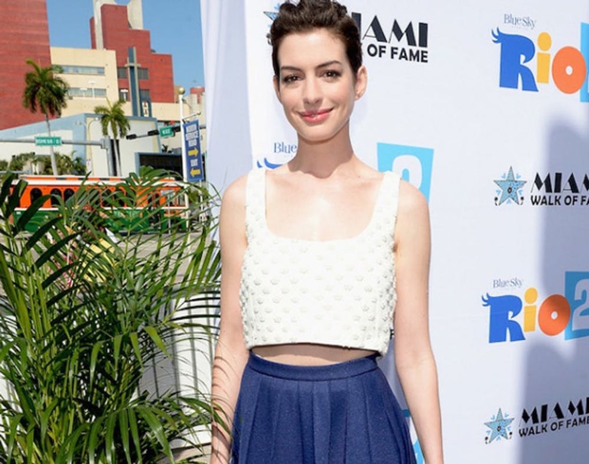 Thanks to Anne Hathaway, We’re All About THIS Spring Style Combo