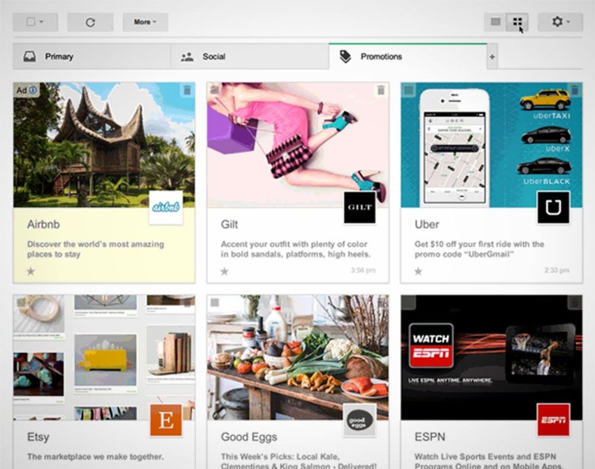 Why Your Gmail Might Look More Like Pinterest Tomorrow