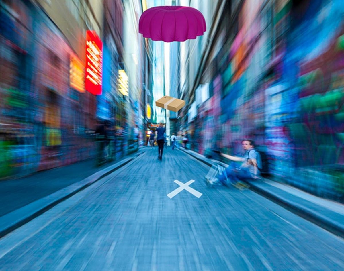 Forget Drones, Your Next Meal Could Arrive Via Parachute