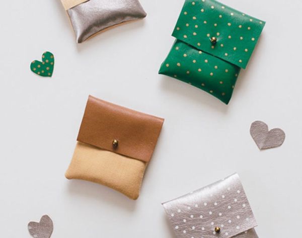 Style Hack: How to Make Faux-Leather Pouches