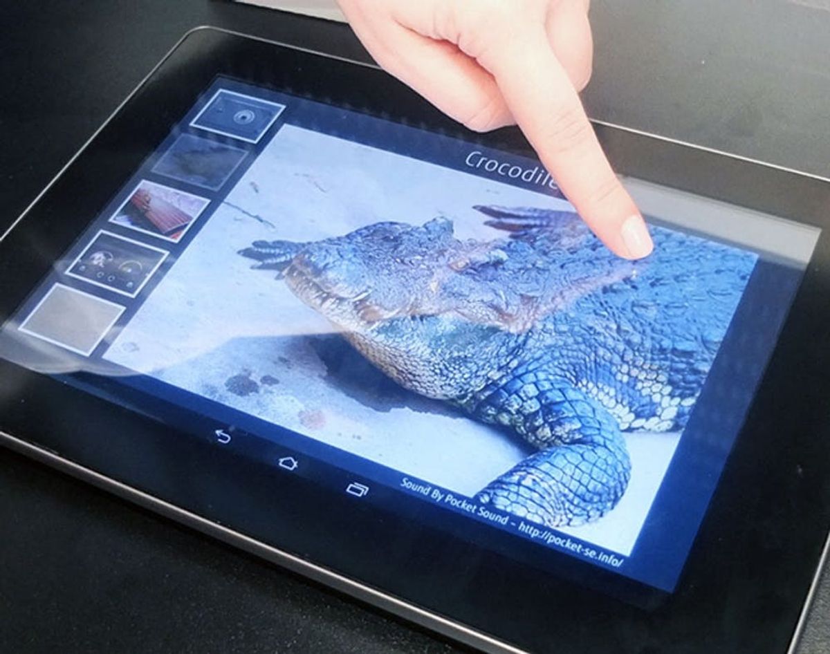 This Tablet Lets You (Literally) Feel What’s on the Screen… WHAT?!