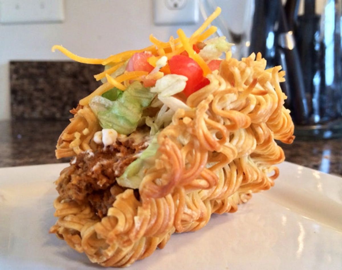Drumroll, Please: It’s The World’s First Ramen Taco! Want a Bite?