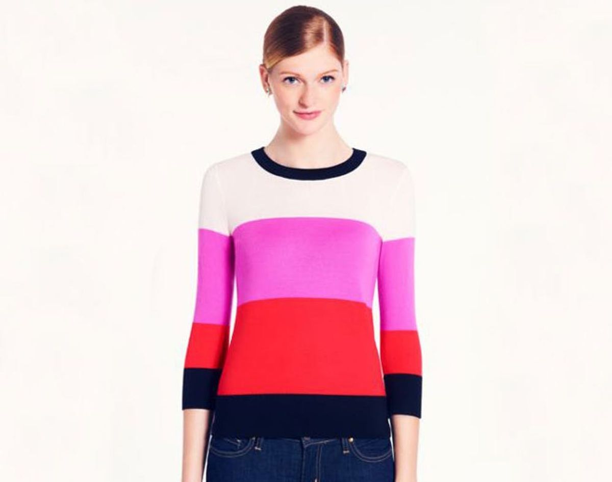 15 Color Block Knits to Brighten Up Your Winter Wardrobe