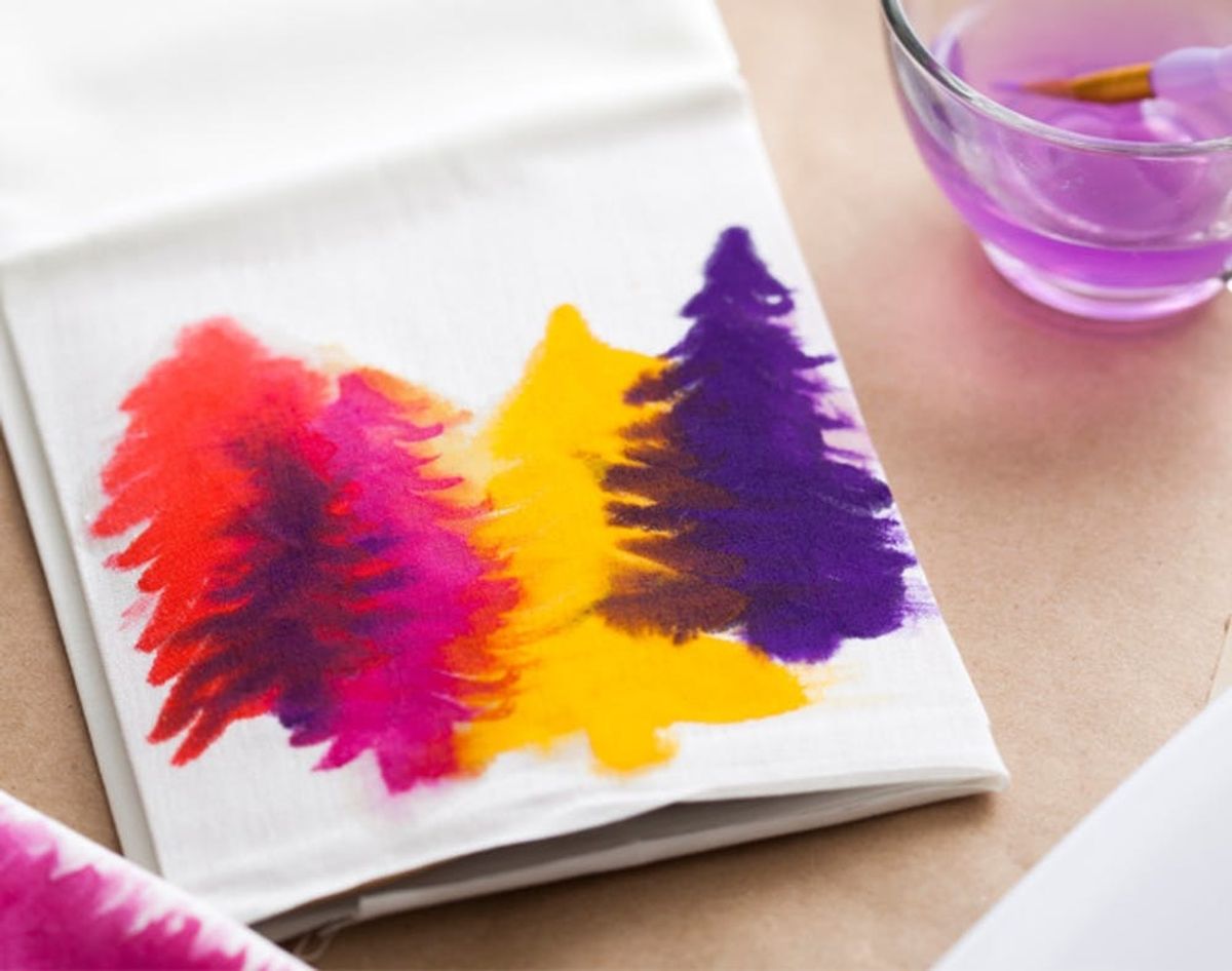 New in the Shop: DIY Watercolor Tea Towels Kit!