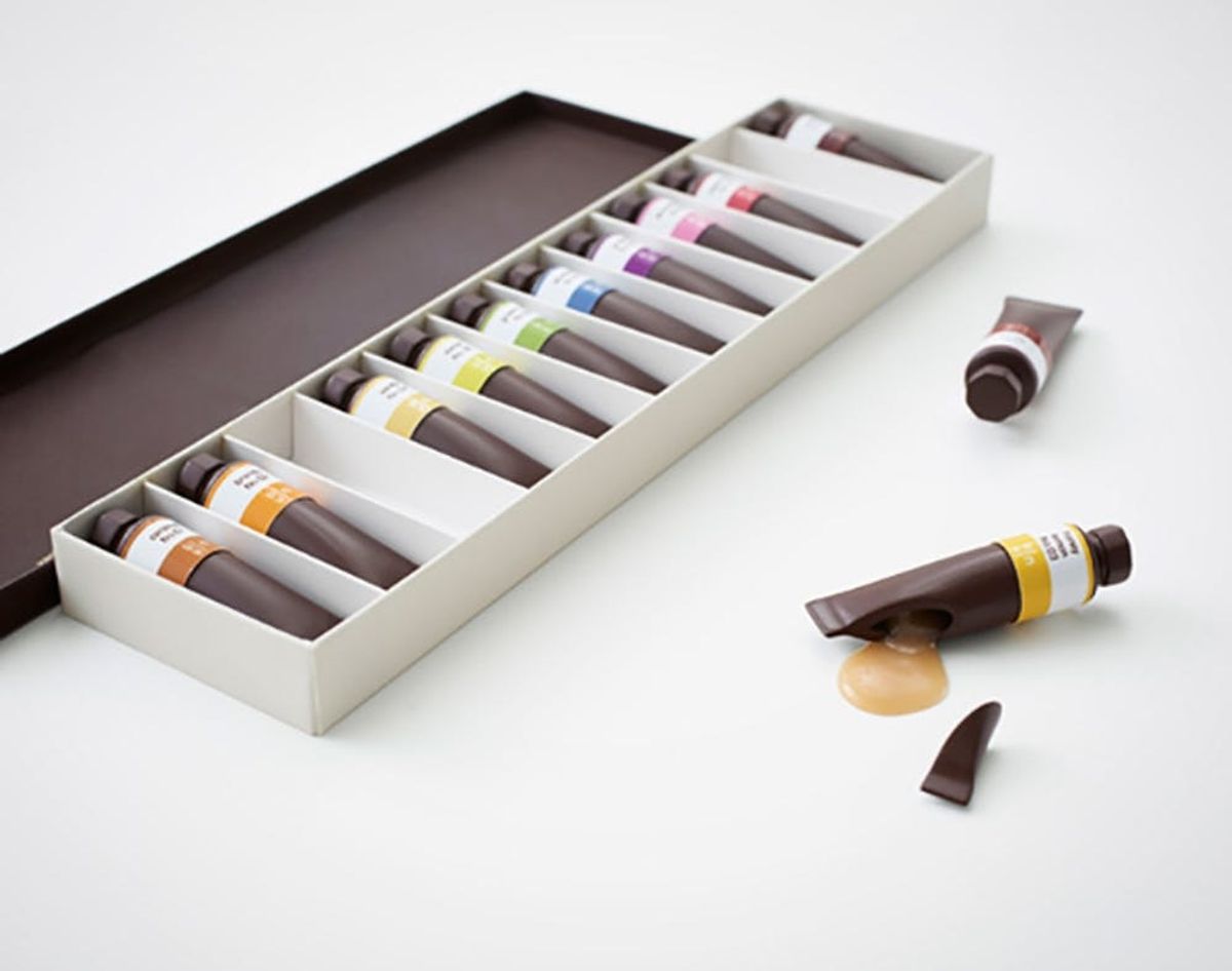 Made Us Look: These Beautiful Oil Paint Tubes Are Actually Chocolate!