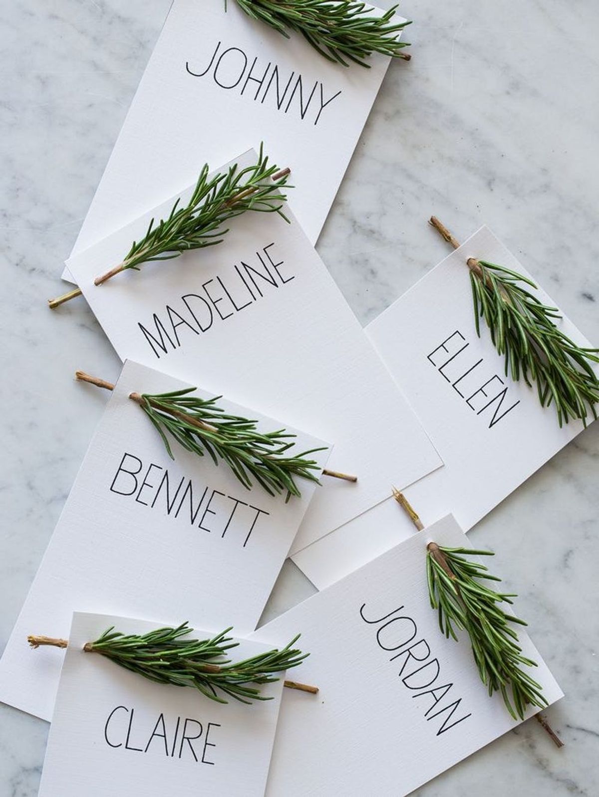 30 Quick and Easy DIY Place Cards for Your Thanksgiving Table