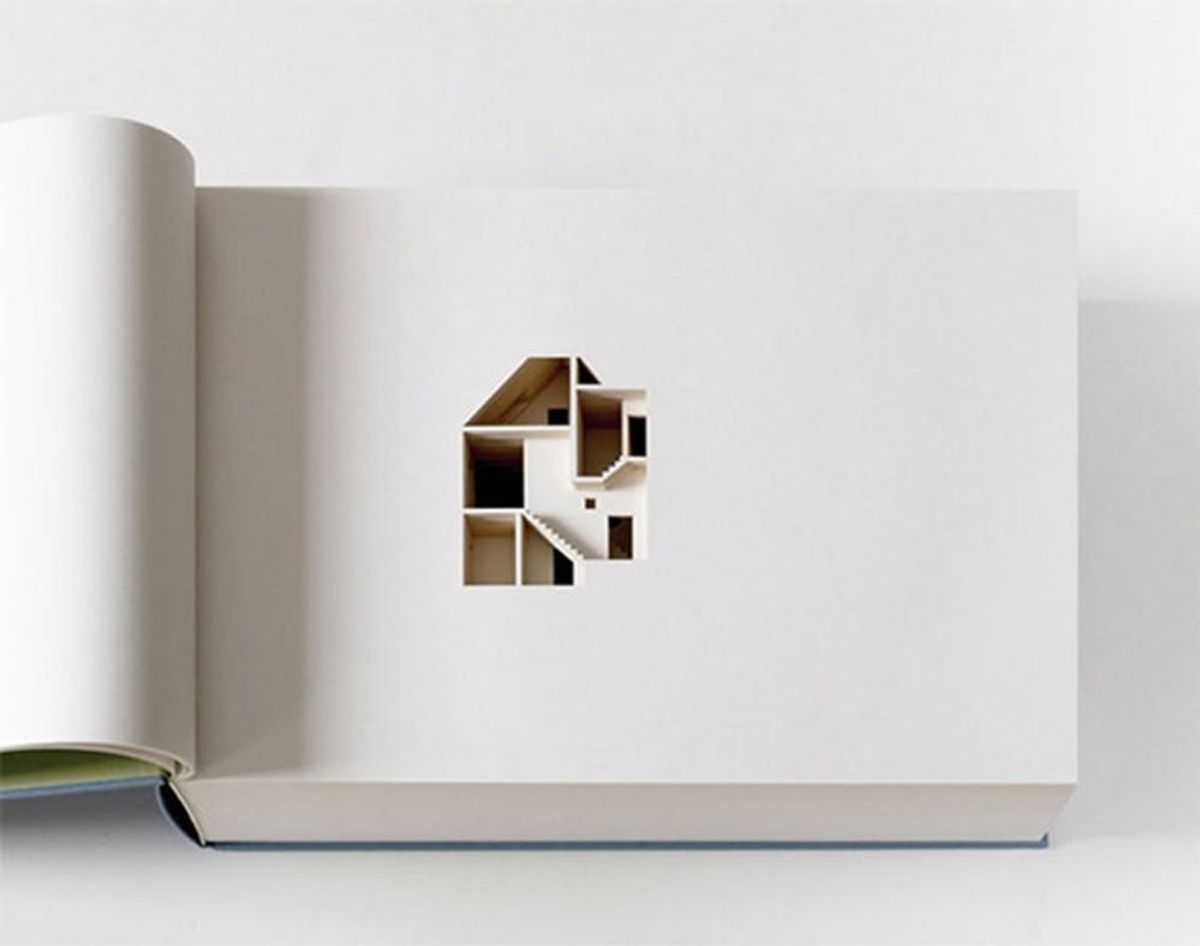 This Laser Cut Book Replicates an Entire House!