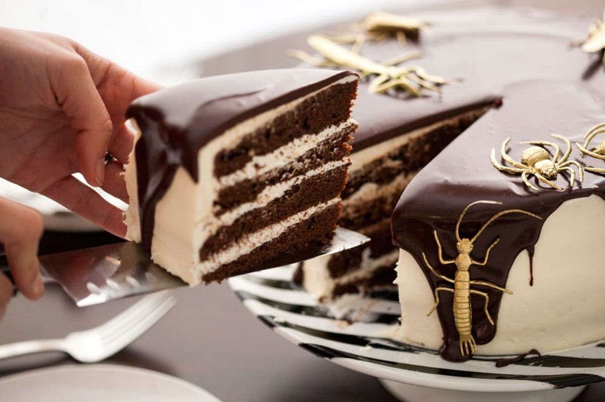 You’ll Bug Out Over our Black and White Tuxedo Cake