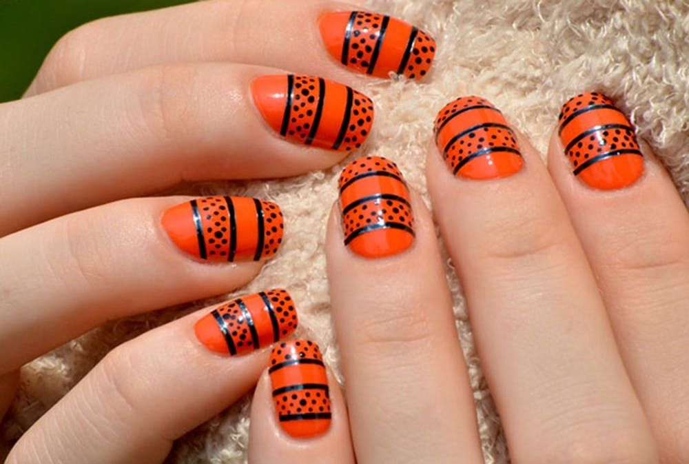 Halloween nail art creations