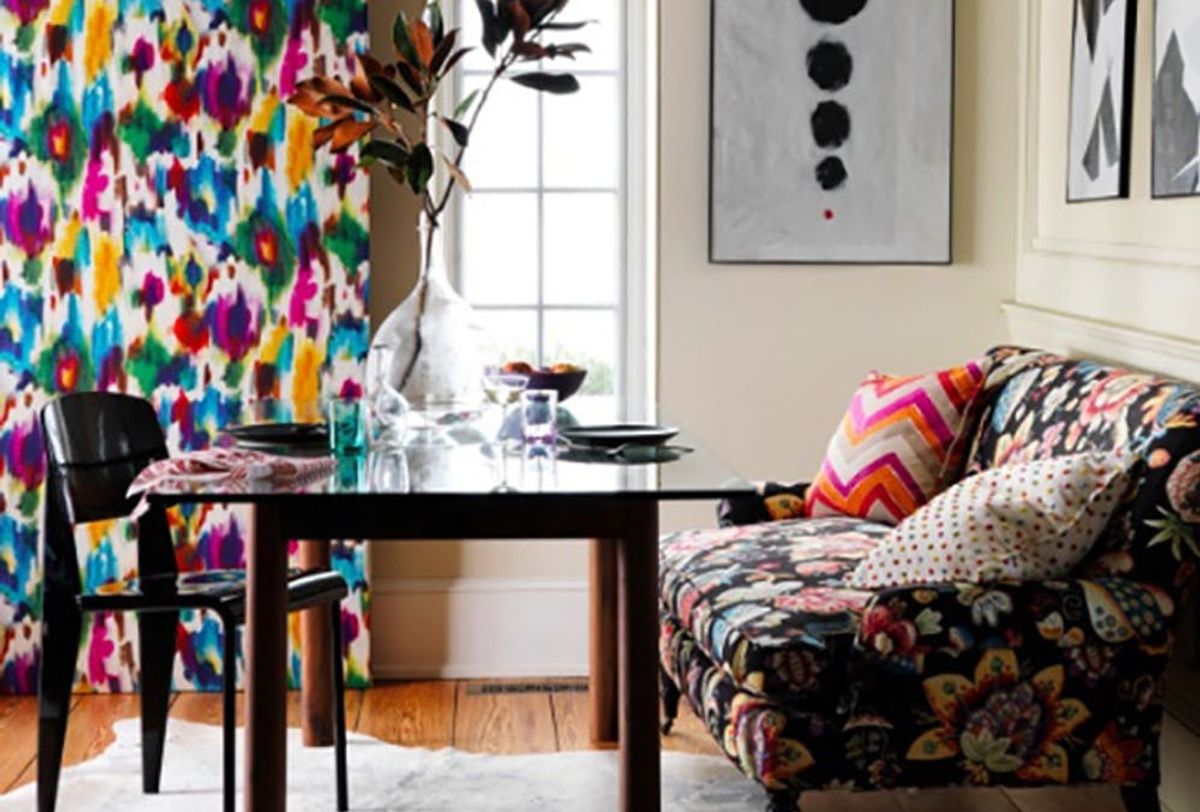 25 Pretty Patterned Interiors - Brit + Co