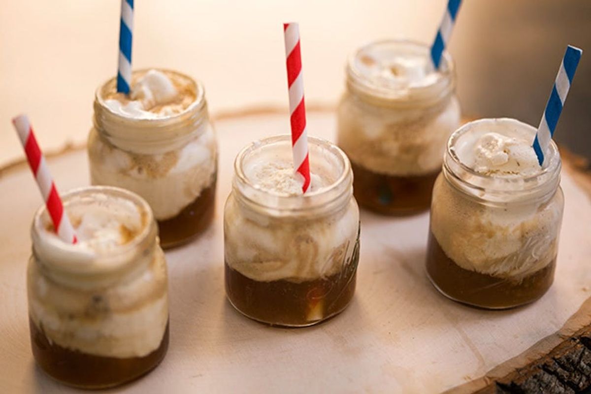 Spike Your Sweets: ROOT Beer Float Shooters