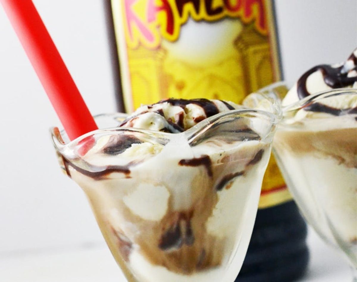 Spike Your Sweets: Salted Coffee and Kahlua Milkshakes