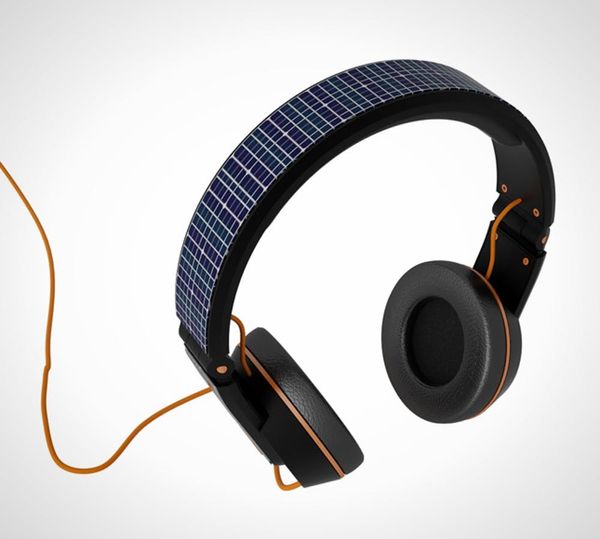 Solar Powered Headphones Charge Your Smartphone While You Rock Out