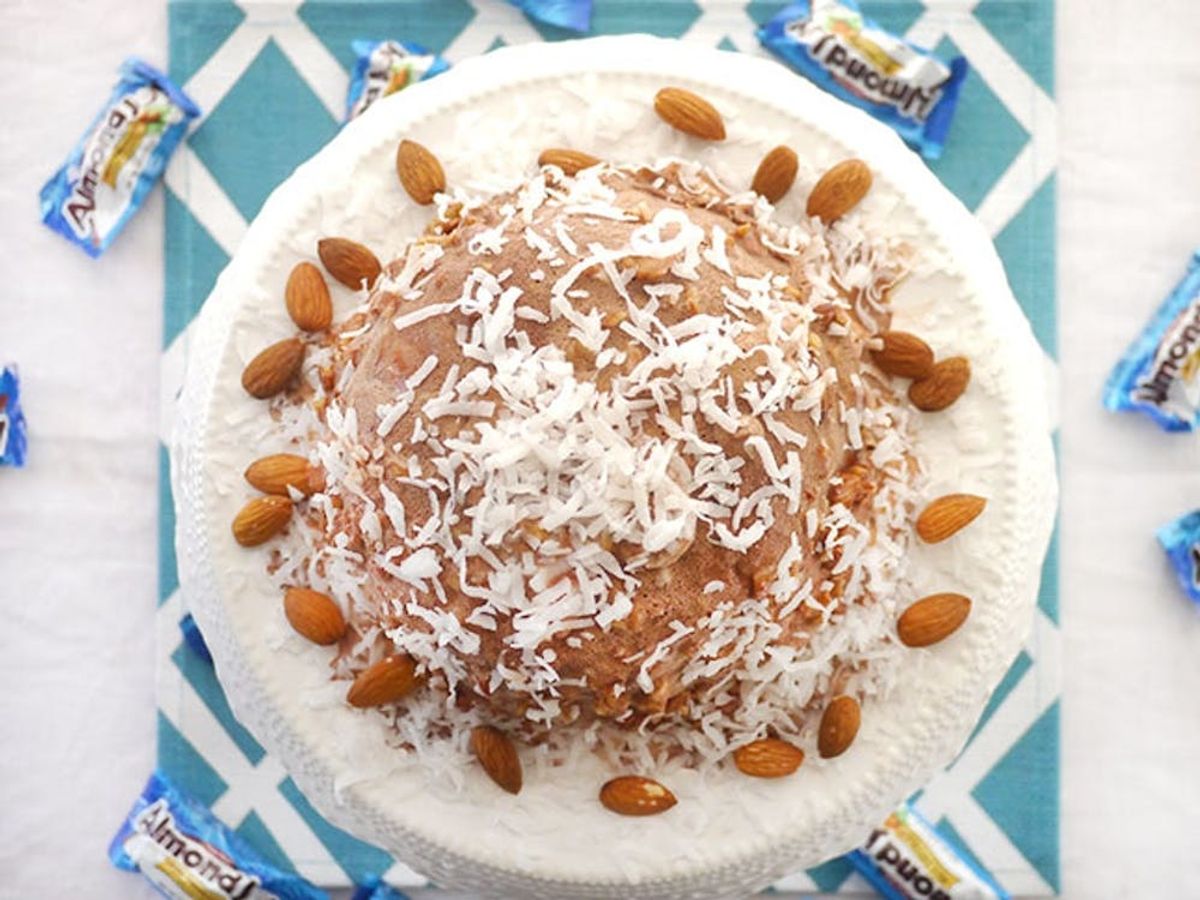 Sometimes You Feel Like a Nut: Almond Joy Ice Cream Bombe