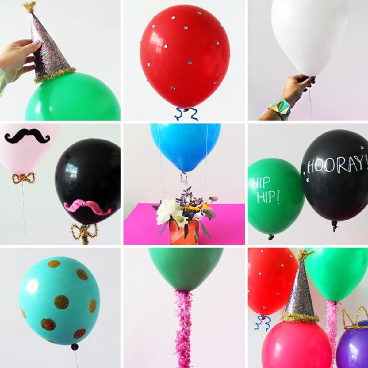 7 Festive Ways to Decorate Balloons
