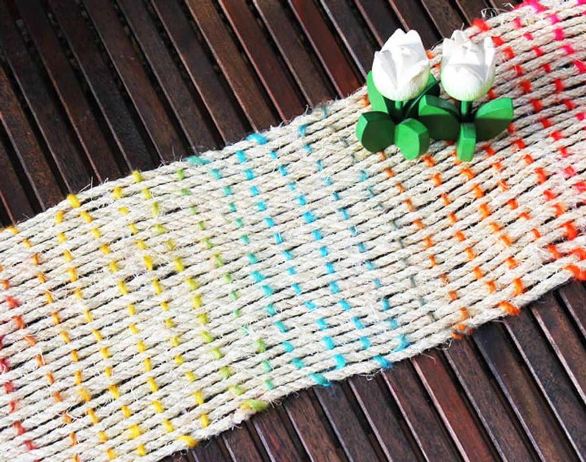 How to Weave a Rope Table Runner