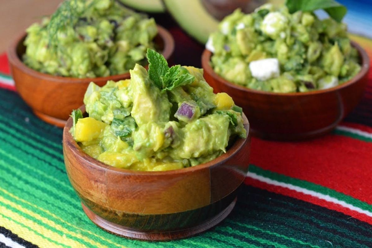 The Ultimate Guacamole Trifecta: Bacon Dill, Feta Basil, and Spicy Mango Mint