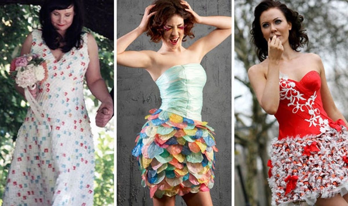 15 Inventive Dresses Made from Recycled Materials