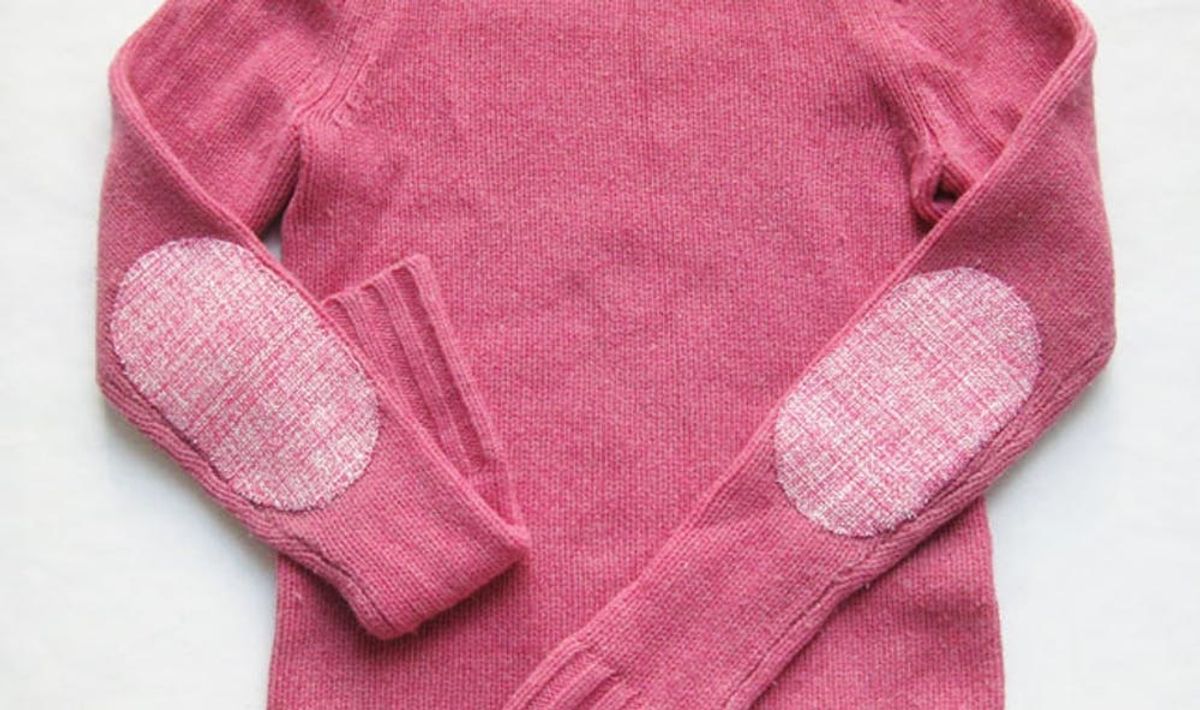 DIY Basics: How to Add Trendy Elbow Patches to Boring Sweaters