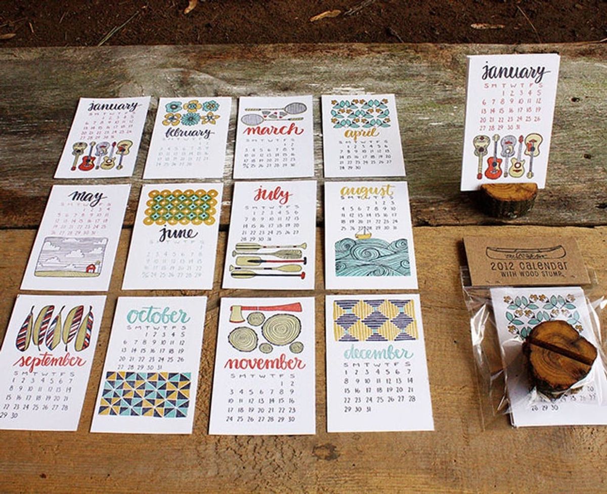 30 Cool, Creative + Quirky Calendars for 2013