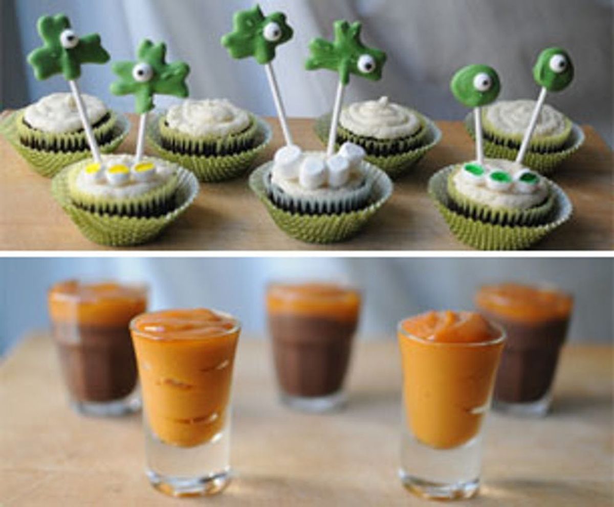 Boozy Irish Cupcakes & Jameson Pudding Shots