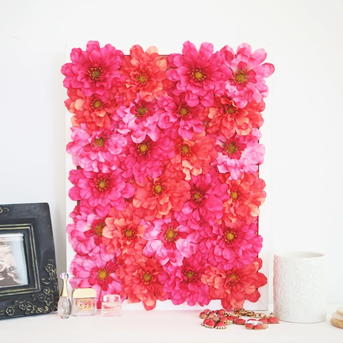 Make This Dreamy Floral Artwork in Minutes
