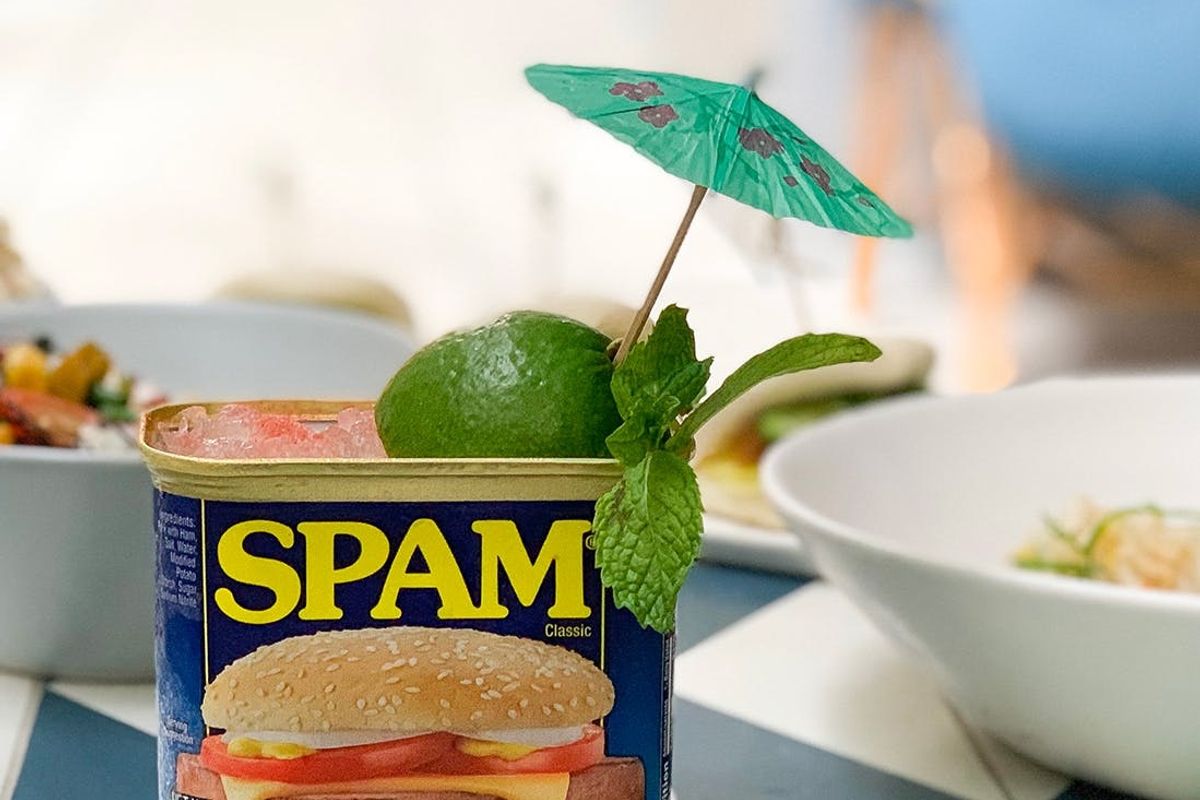 This Mai Tai Recipe, Served in an Empty Spam Can, Will Give You Serious Vacation-y Vibes