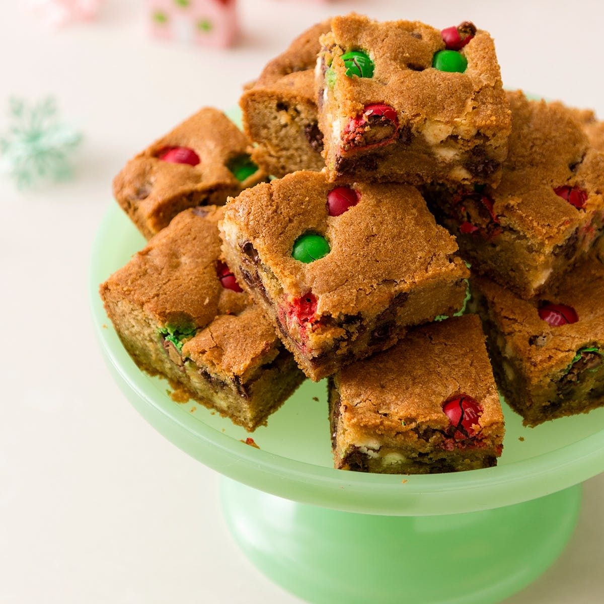 This M&M's Christmas Cookie Bar Recipe Stands No Chance of Survival at Holiday Parties