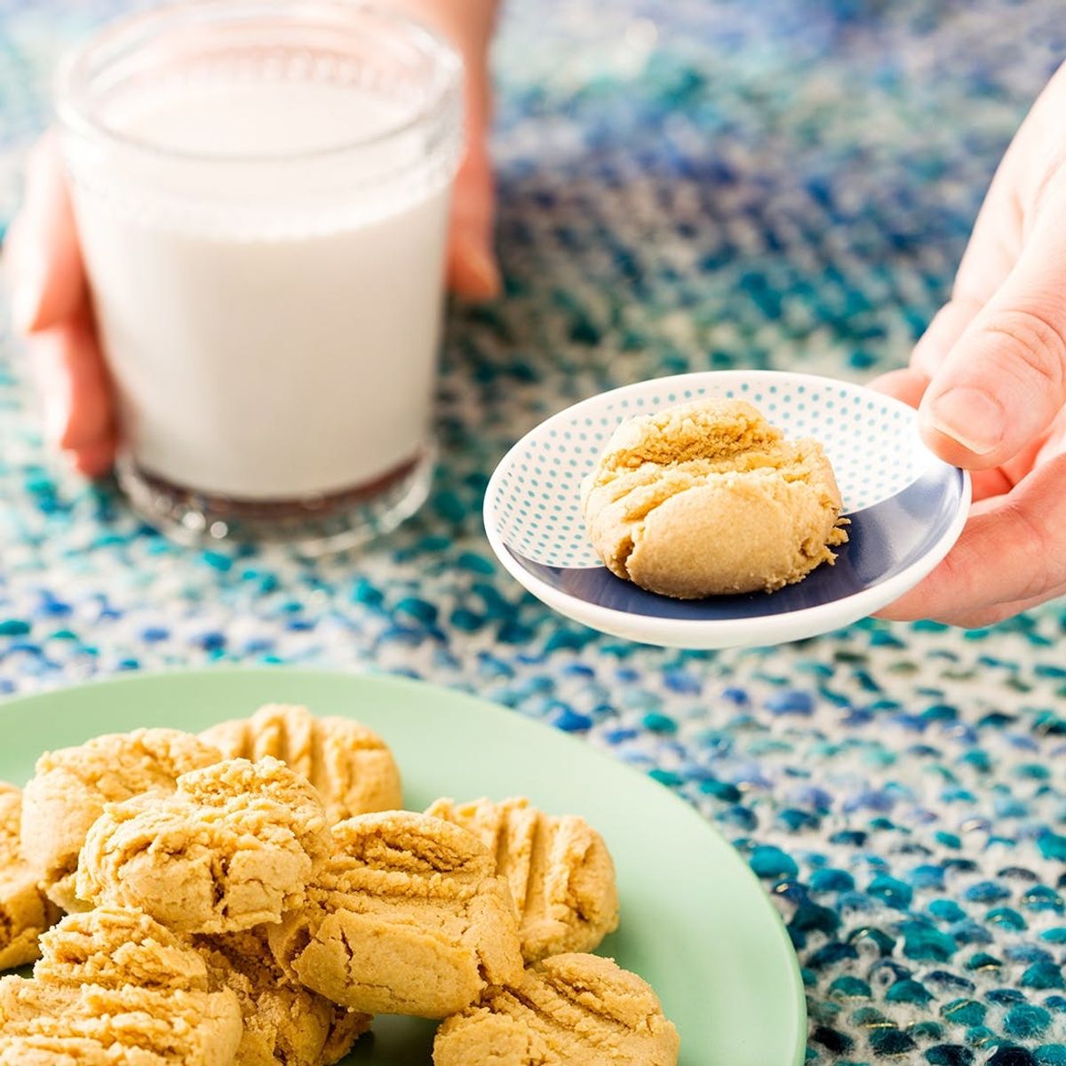 3-Ingredient Vegan, Gluten-Free Peanut Butter Cookies Recipe So Everyone Wins!